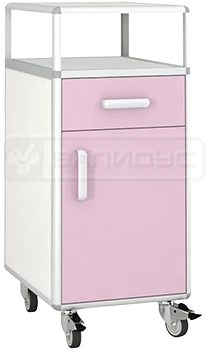 Nightstand with Swing Door and Drawer TPB-2KN