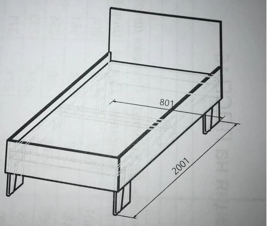 Eco-Friendly Wooden Bed for Adults
