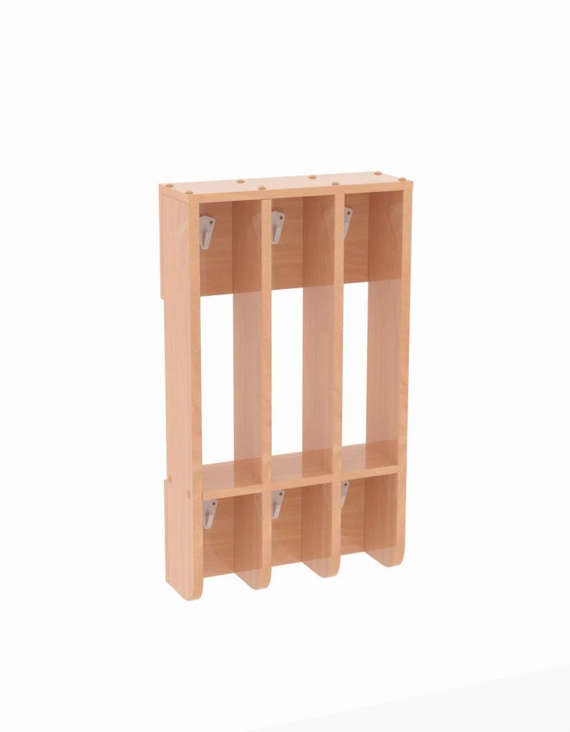 Towel Rack VP-1 with Hooks for Hand and Foot Towels
