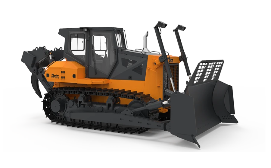 Versatile Bulldozer for Construction and Earthworks with YAMZ Engines D15B