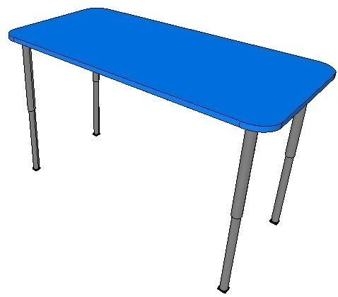 Rectangular Table for Children (0-3 years) FN.MDU.01.14.00.00.00