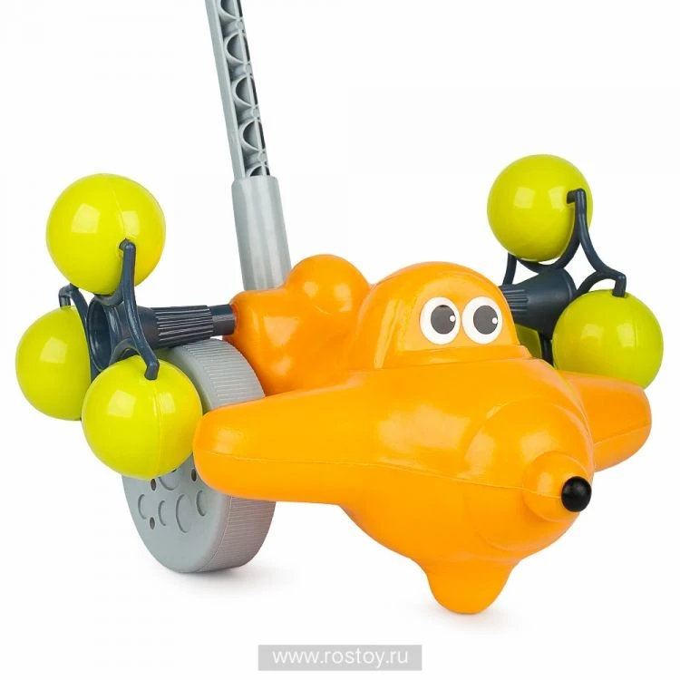 Airplane Push Toy Star Character for Toddlers