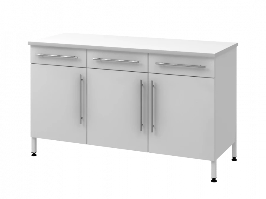 Wall-Mounted Table with Metal Support Pedestal 1500 PTYAL