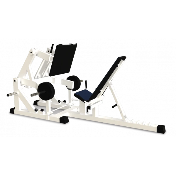 Leg Press Machine with Free Weights