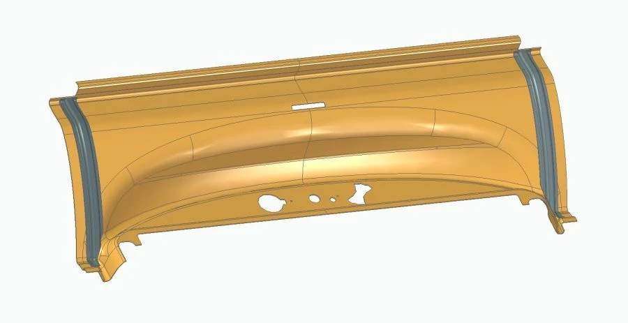 Middle Door Drive Panel for Liaz 529267 - Part No. 529267-5702423-72