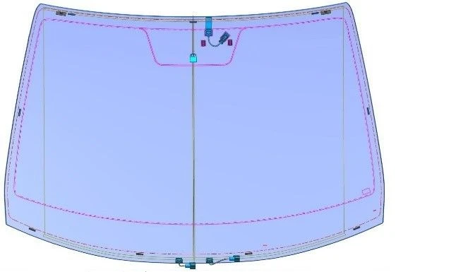Windshield for FB Vehicle Type S032ELFWEG1TY