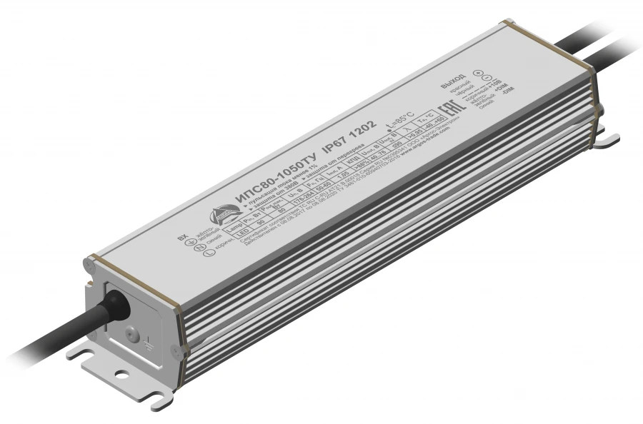 Waterproof Power Supply IPS80-1050TU IP67 1202