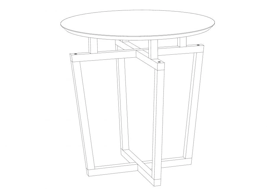 Rille 440 Coffee Table - Stylish and Functional Design