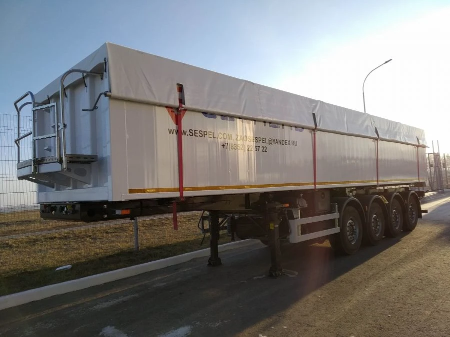 DB4U Hydraulic Lift Semi-Trailer for Bulk Cargo Transport