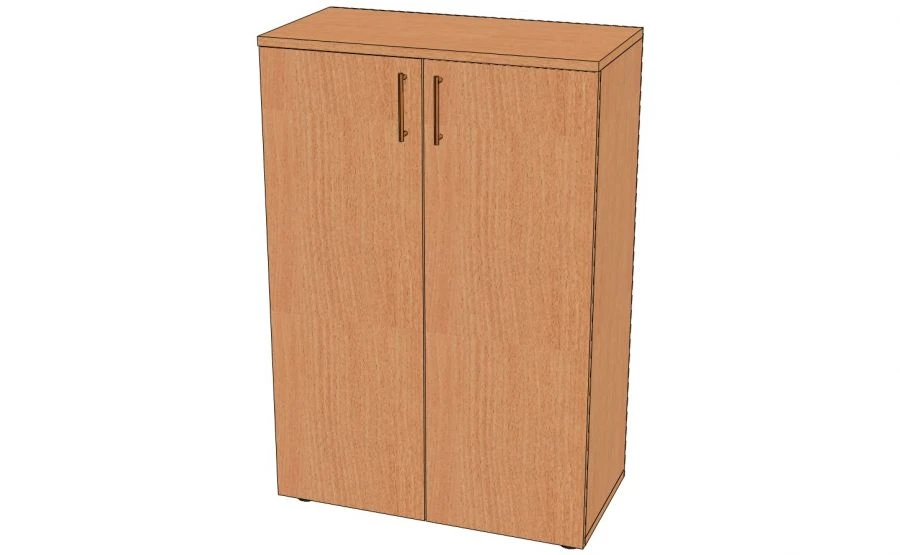 Low Document Cabinet with One Shelf - Model SHD