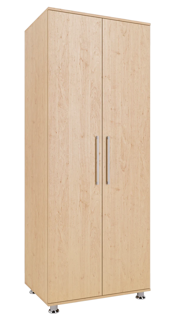 Wooden Wardrobe SHOM-4 - Compact Clothes Storage Solution