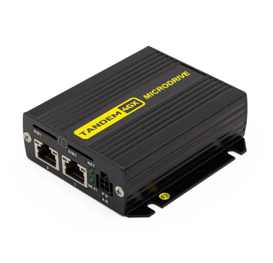 LTE Cat.4 Mini Router with Dual SIM and Wi-Fi - Microdrive Tandem 4GX-5