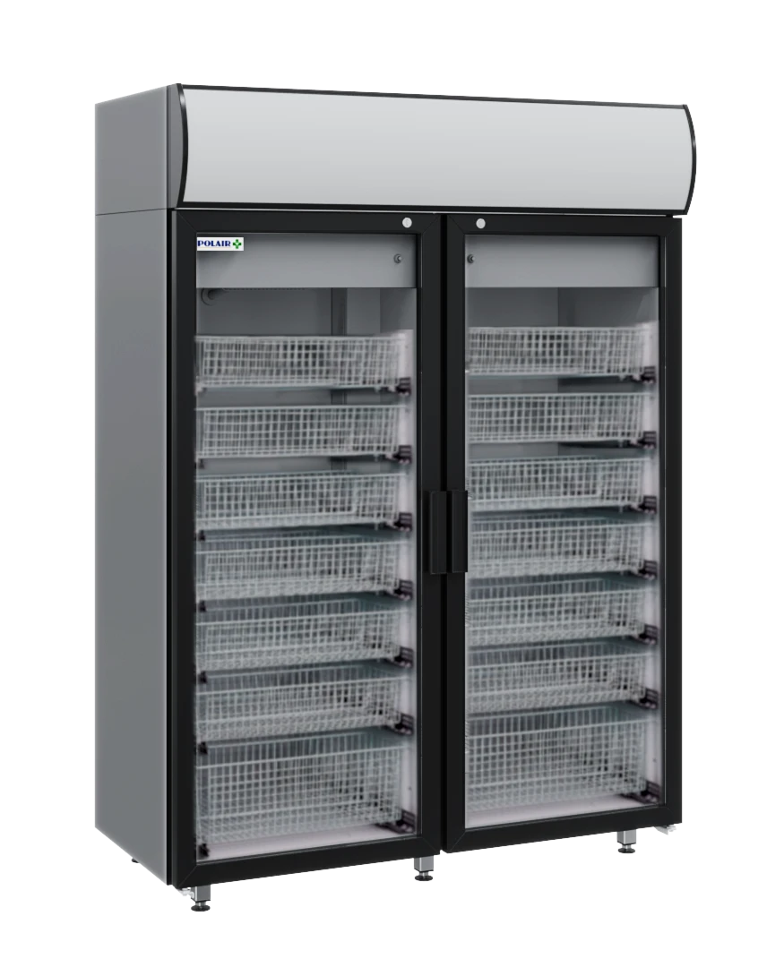 Pharmaceutical Refrigerator POLAIR SHHF-1.4DS-01N Stainless Steel