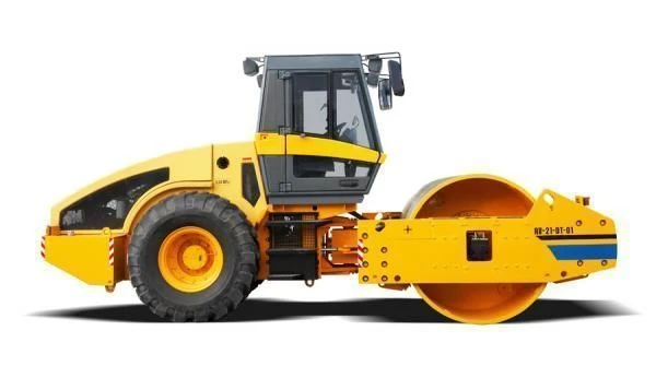 Dual-Axle Vibratory Roller for Soil Compaction in Road Construction RV-19-DT