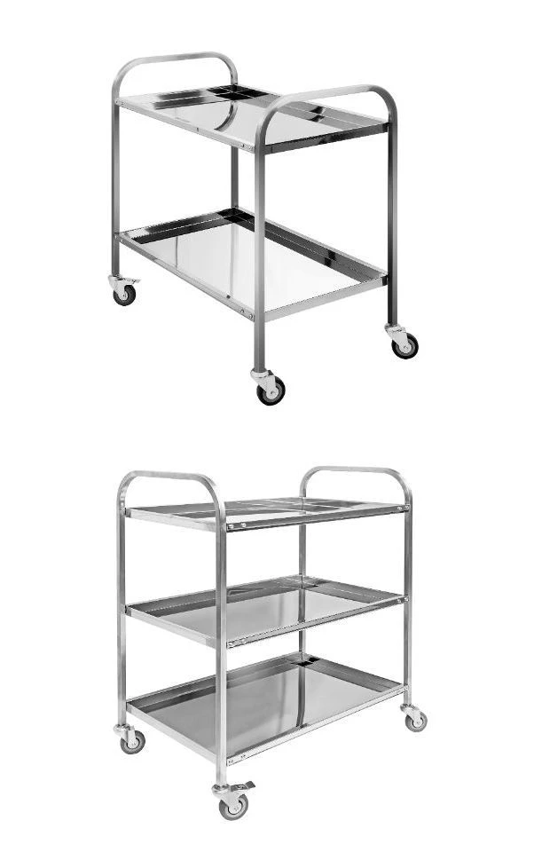 Serving Cart for Food Transport and Kitchen Inventory