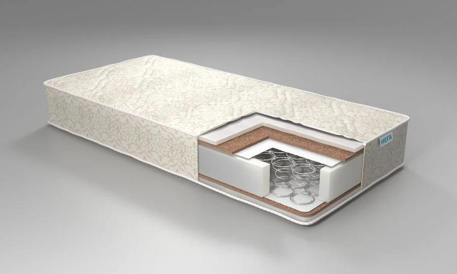 Real Cocos Mattress with Coconut Fiber and Spring Block