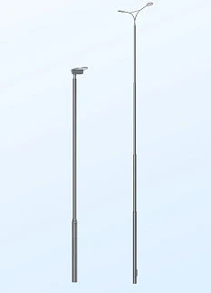 Tubular Non-Load Bearing Straight Support for Street Lighting
