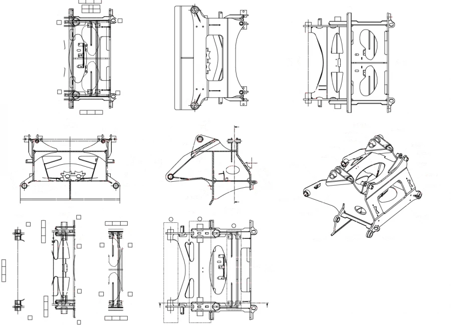 Rear Frame for Citan Seeders - Model 215428