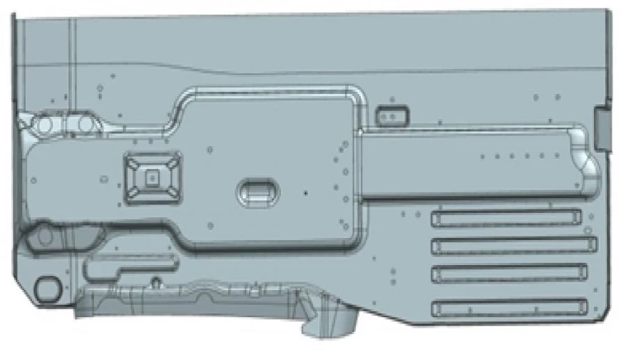 Right Floor Panel for Cars A9606162752