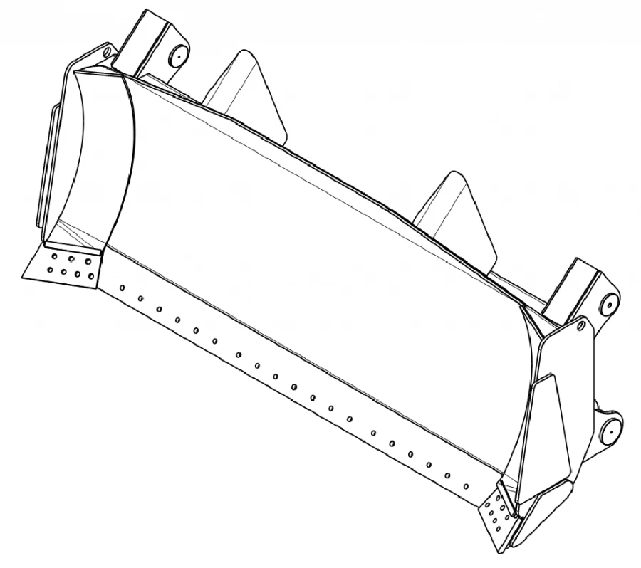 Earthmoving Blade Model 13437793 Heavy-Duty Construction Attachment
