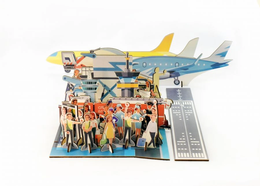 Wooden Airport Construction Set