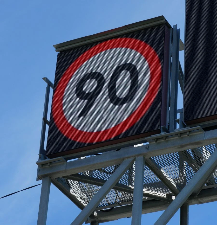 Variable Information Sign 1.28x1.28m