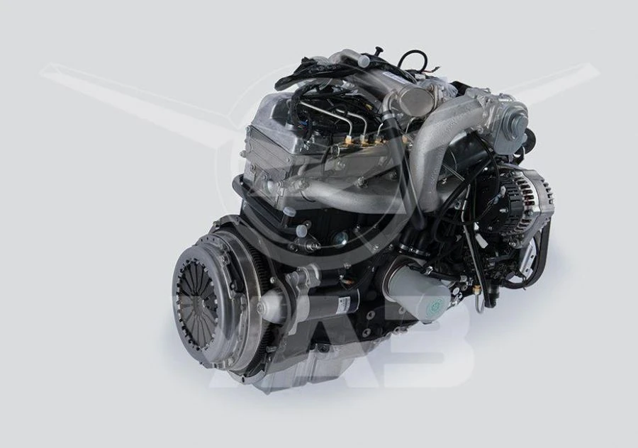 Diesel Engine for UAZ Hunter, Euro-4, 80A Generator, with Power Steering Pump (No Clutch Housing) - Model 514320100040020