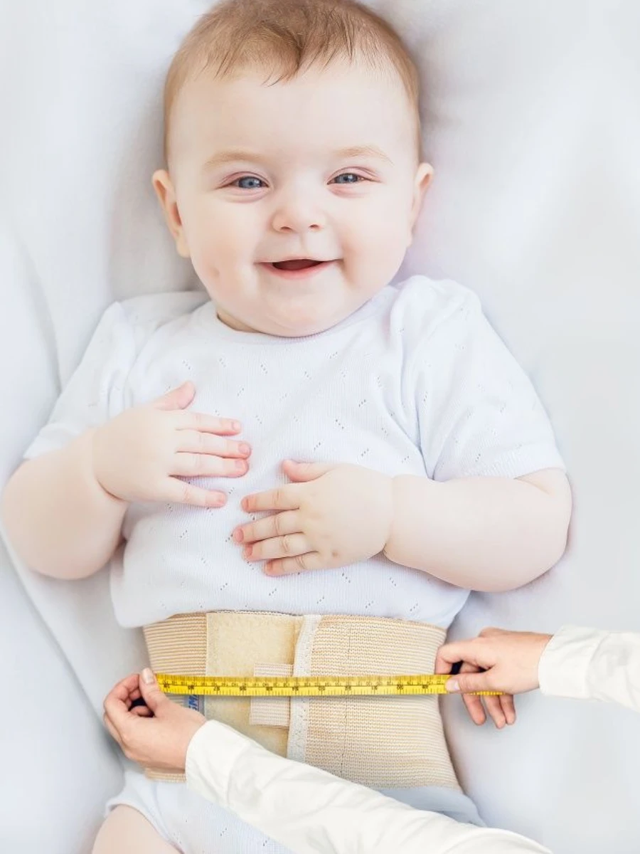 Medical Compression Bandage for Umbilical Hernia "ELASMA", Model C-380 JUNIOR
