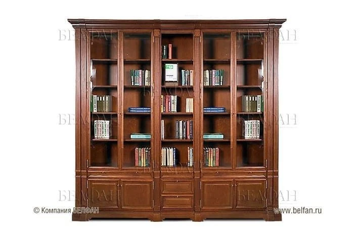 Multi-Section Storage Library with Cabinet