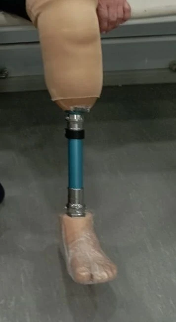 Bathing Prosthesis for Lower Leg