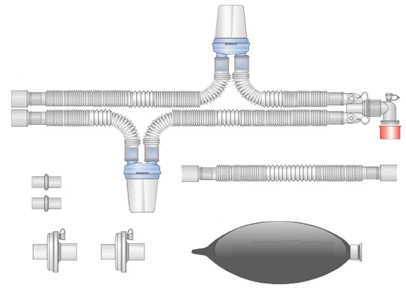 Shared Breathing Devices for Anesthesia and Resuscitation Equipment - Type R