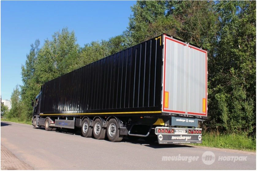 Three-Axle SG-345ST Cargo Semi-Trailer for Goods Transport