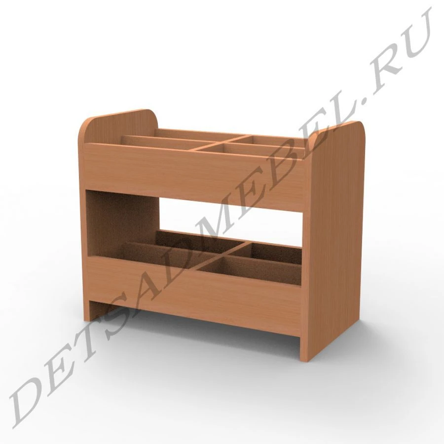 Paper Storage Rack with Two Levels - Model 1.8