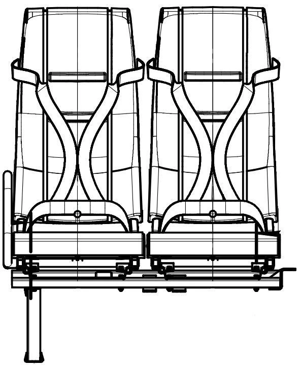 Passenger Seat DС15.6840.010-PV05