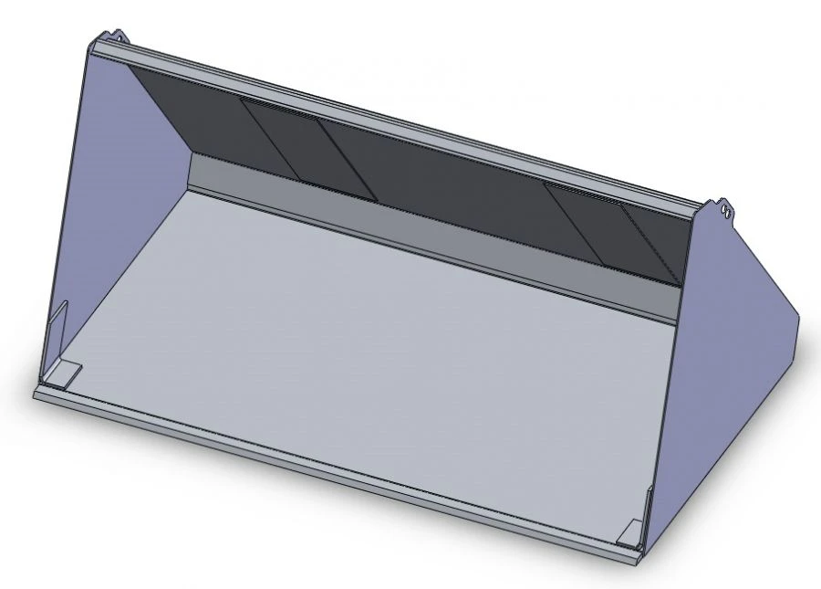 Universal Bucket Attachment for Loader KUN(TURS)-400: Bucket KUN(TURS)-400-2