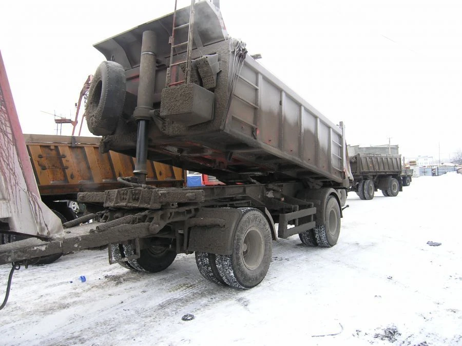 Dump Trailer SAV 83432RD with Pneumatic Suspension