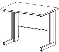 Computer Desk SK with Power and LAN Connections