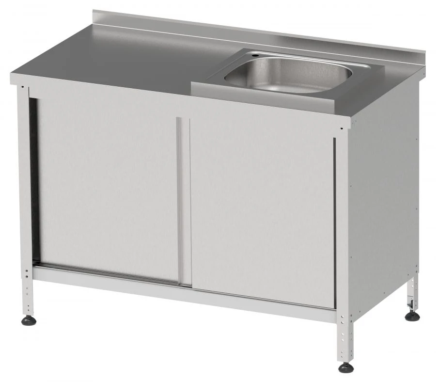 Food Preparation Table with Sink STKMP-1-1200x600