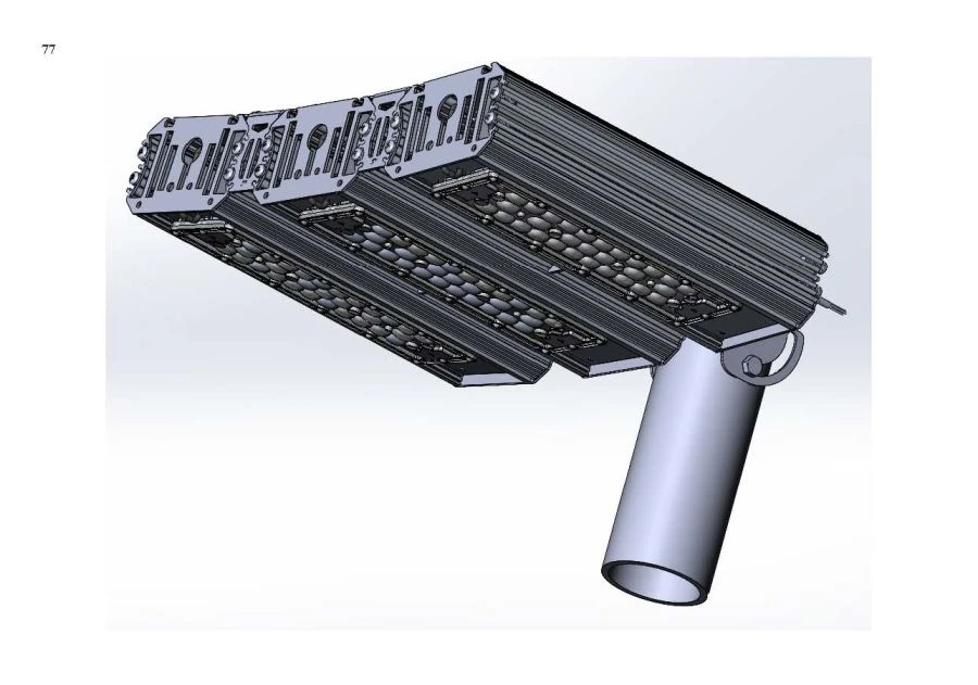 LED Street Light "Industrial Design MTM IoT" Series CUBE 140 Three Modules