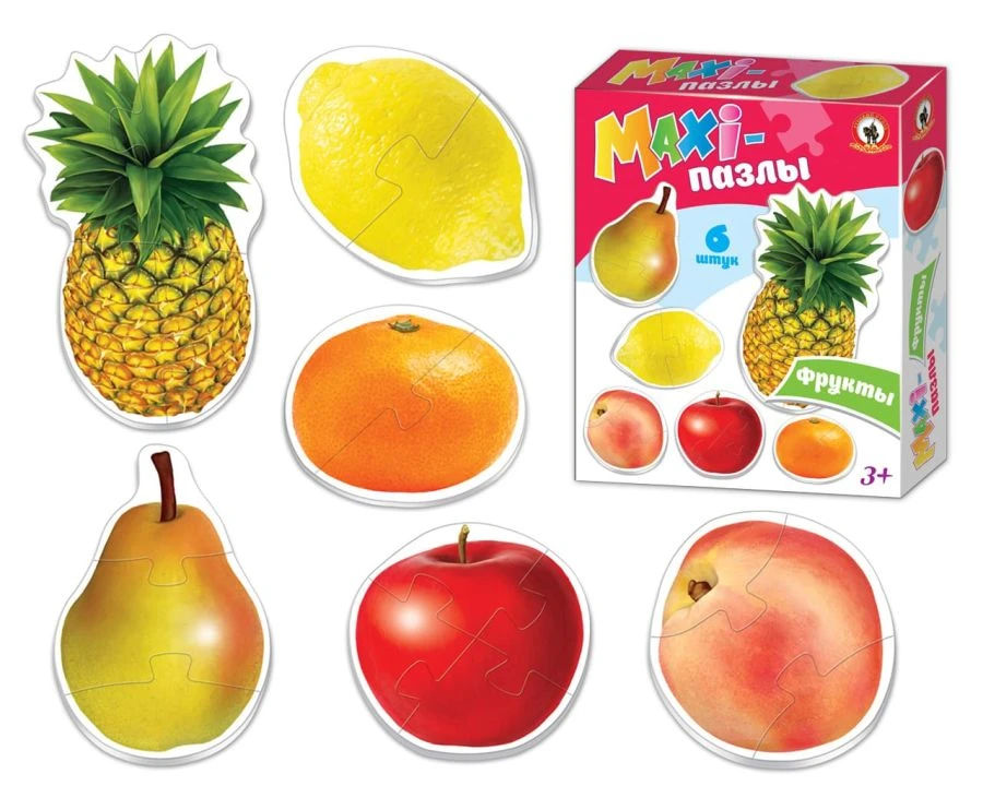 Educational Fruit Maxi Puzzles for Kids
