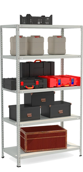 Metal Shelving Reinforced Rack STF Model 1055-1.8