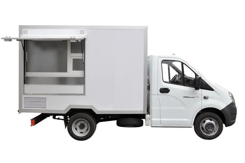 Diesel Truck with Chassis GAZ C4 37123D for Cargo Transport