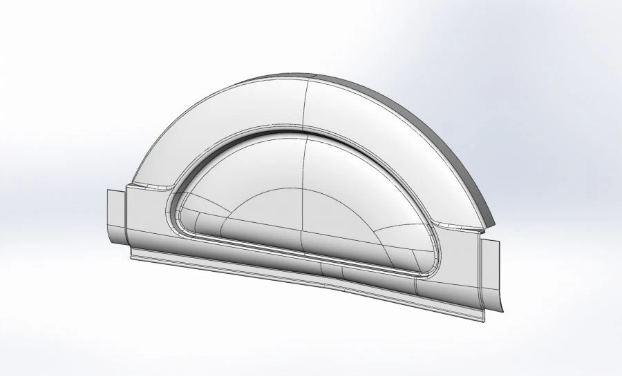 Left Arc Cover for Second Axis - 6299-5102050