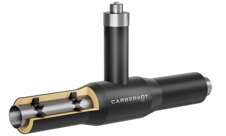 BROEN Ballomax DN32 Ball Valve with PU-PE Insulation