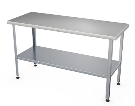 Stainless Steel Cutting Table with Edge SR-2-P (Solid Shelf)