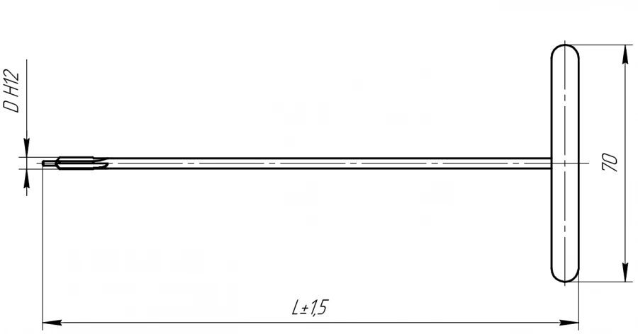 Screw Head Preparation Milling Cutter, Art. 311.008