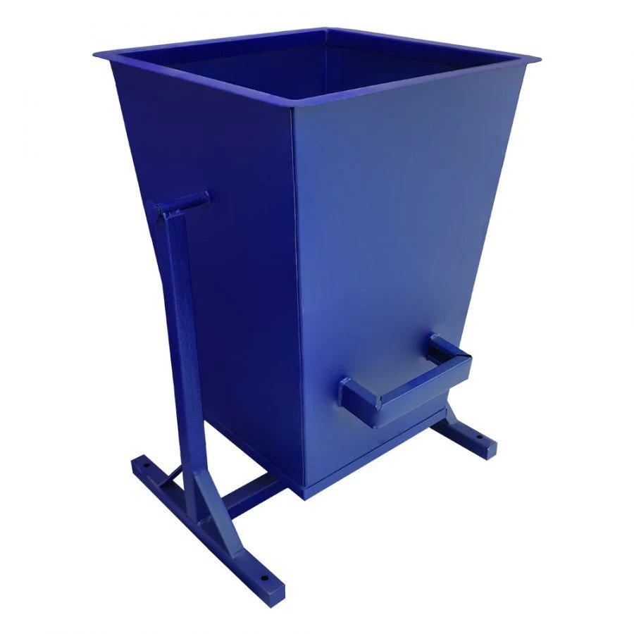 Metal Trash Bin for Outdoor Use