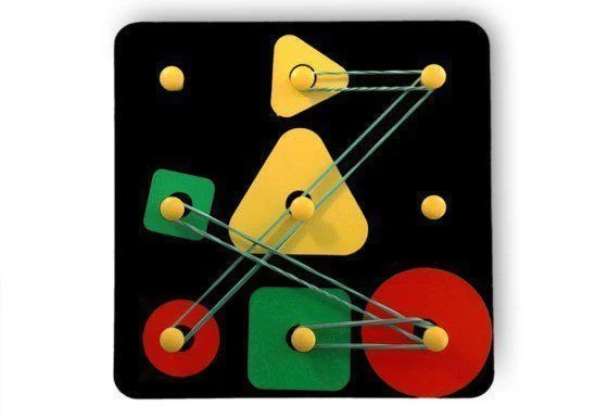 Wooden Magic Board "Small Geometric Set