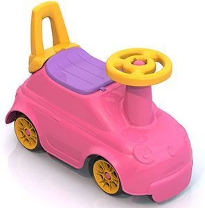 Classic Pink Ride-On Toy "Krutysheka" with Backrest