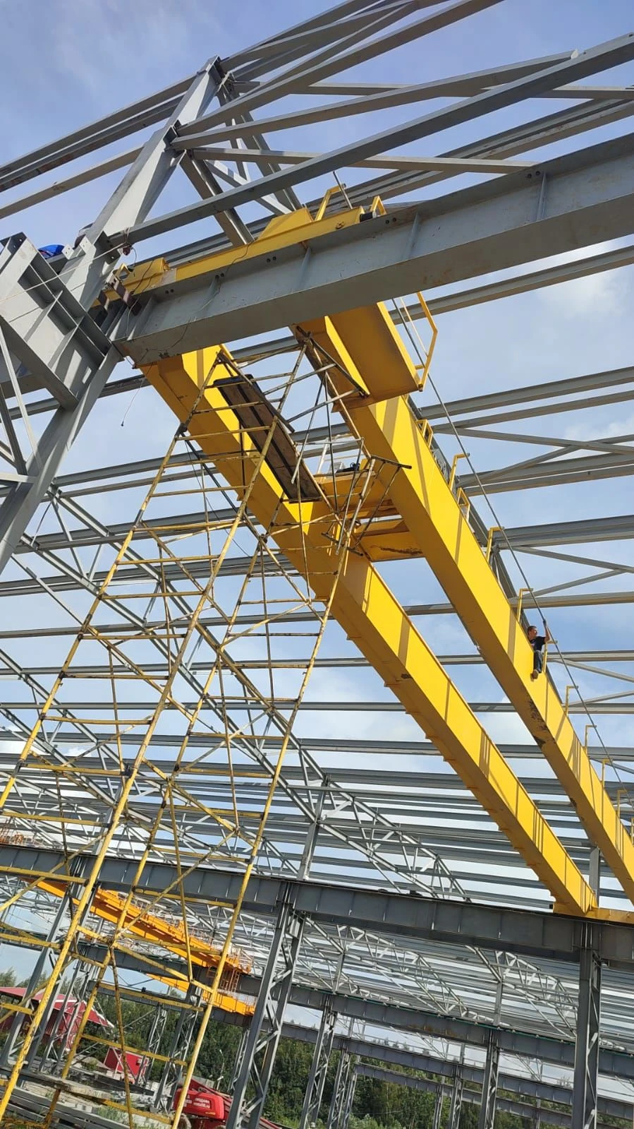 Electric Double Girder Suspended Bridge Cranes (KMP2) up to 50 tons